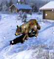 Анимированные картинки с волками
