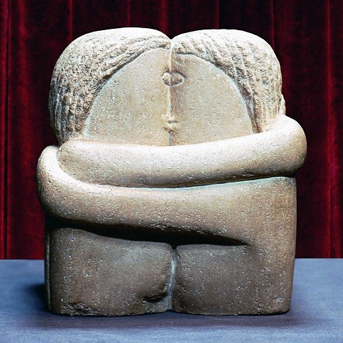 Скульптура Поцелуй Константина Бракузи